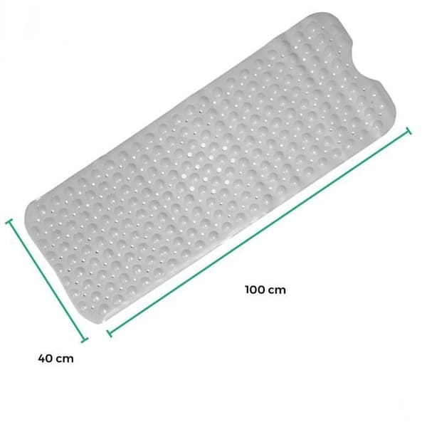 Panache liukumaton kylpymatto 100 x 40 cm harmaa