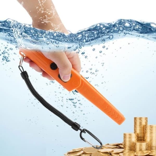 (orange) Pinpointer-metalldetektor - DIY MER - Hög precision - 5m undervattenssökning