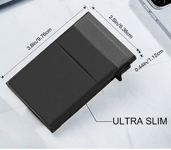 Minimalistisk pung med kortholder og