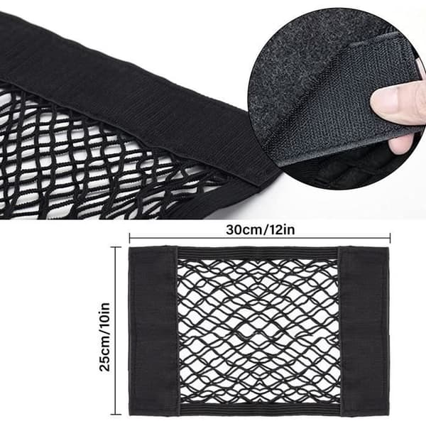 Bagageutrymmesförvaring - Ospecificerad - 30x25cm - Elastiskt nät - 4 st -