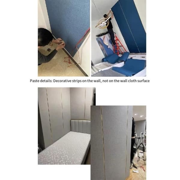 PVC-gulvovergangslist med justerbar design for dørstang - gull