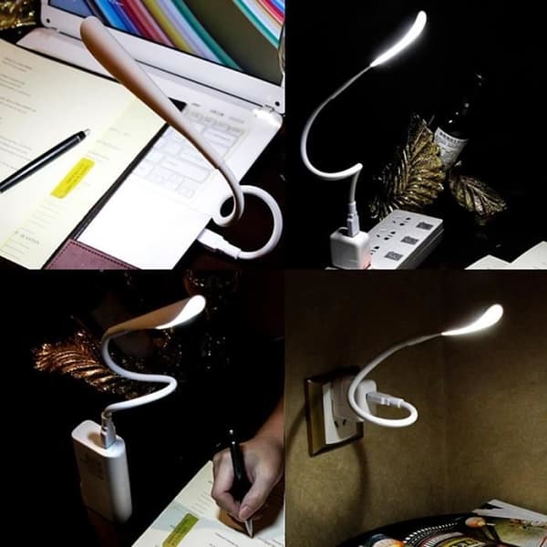 Fleksibel USB LED Touch-lampe Ultralys 14 LED Mini USB Bærbar LED-lampe til Bærbar PC Computer