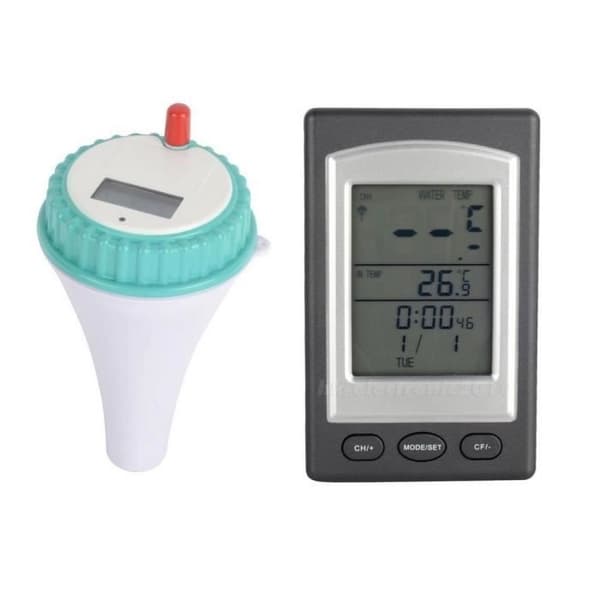 Trådlös digital flytande pooltermometer för spa, inomhus-/utomhuspooltermometer