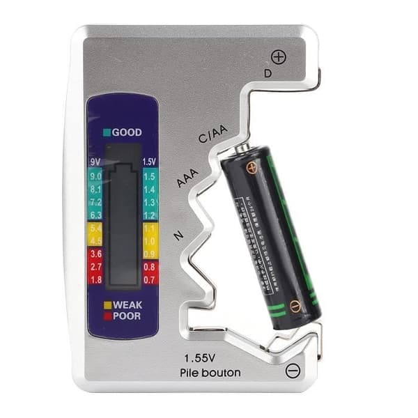 Digital batteritester 90 x 60 mm [773]