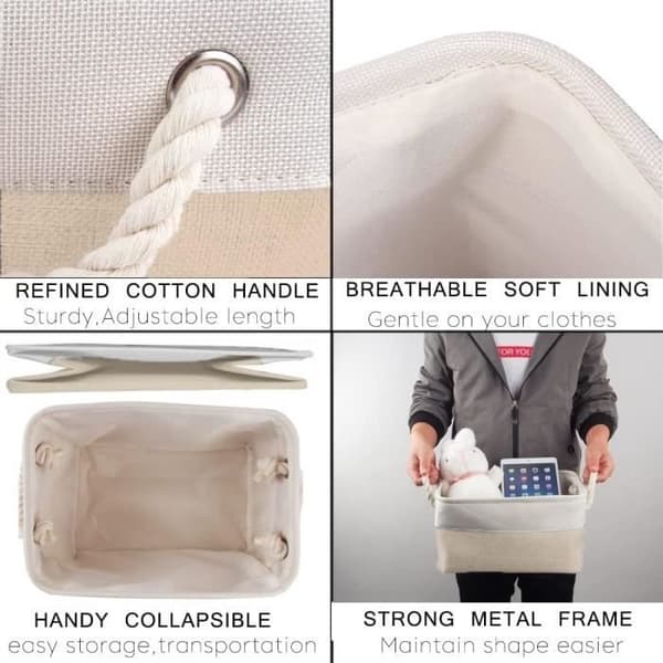 Förvaringslåda - Ej specificerad - Rektangulär - Non-woven - 31x21x13CM - Beige