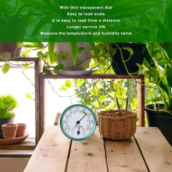 Inomhustermometer, hygrometertermometer, inomhustemperaturmätare, växthustermometer