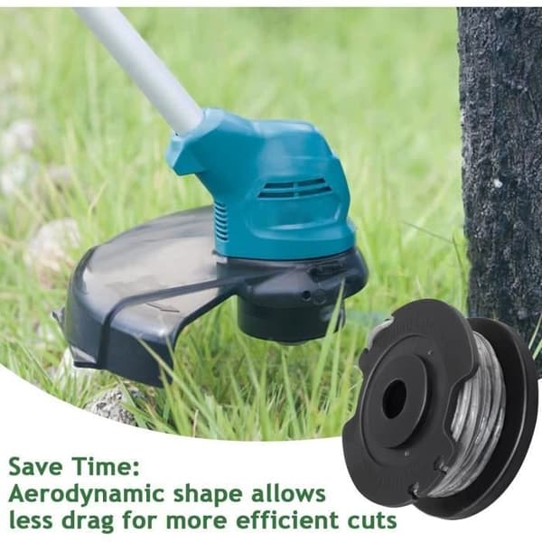Sett med 6 reservespoler og tråd til Bosch Easy Grass Cut 18 V 23 26 18 A474