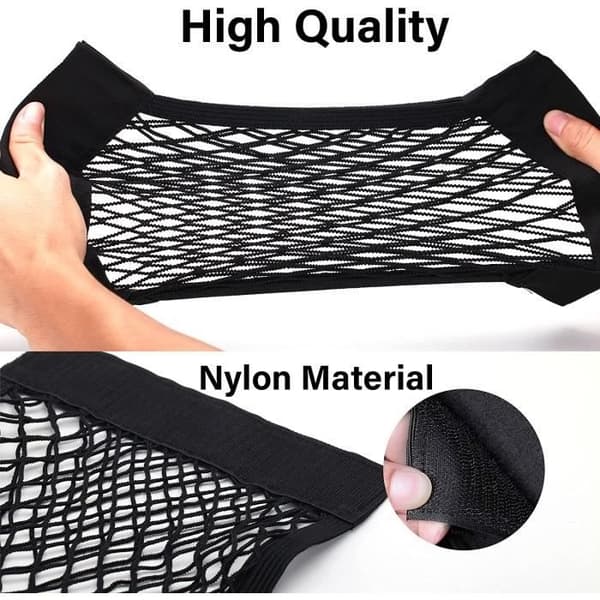 Bagagerumsopbevaring - Ikke specificeret - 60x25cm - Elastisk net - 2 stk. -