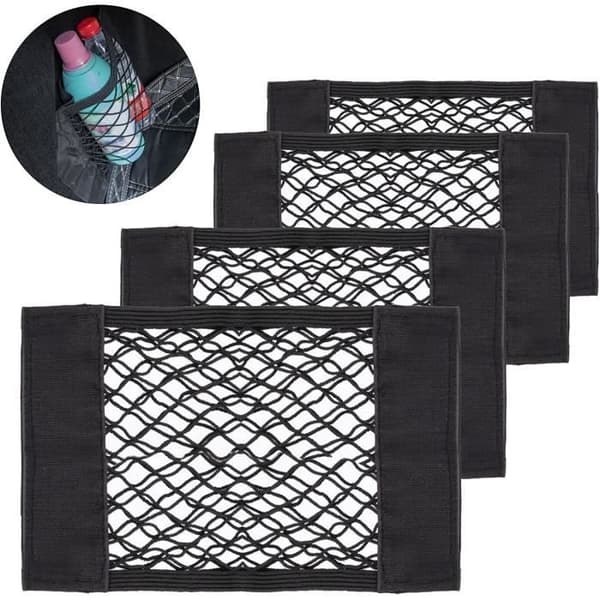 Bagageutrymmesförvaring - Ospecificerad - 30x25cm - Elastiskt nät - 4 st -