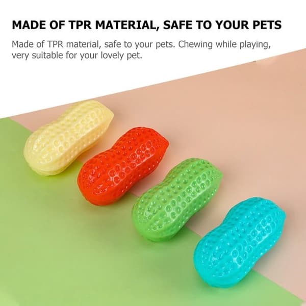 2kpl Tpr Juguetes Interactivos Para Perros Cat Lelut Peanut Chew