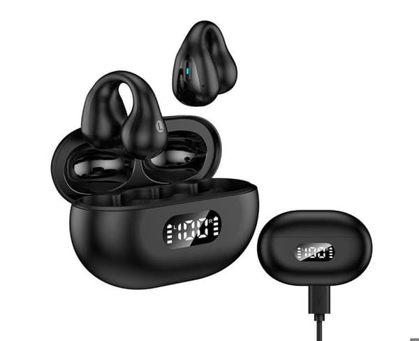 Knogleledningshovedtelefoner Bluetooth-øreklips trådløse headset