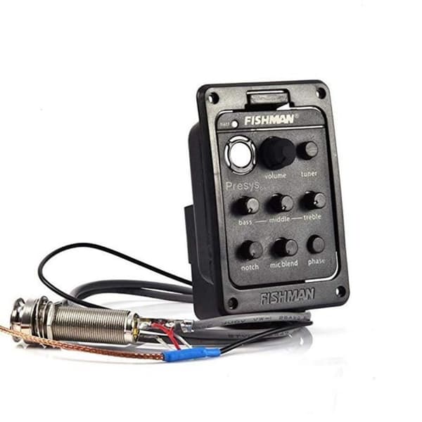 Dubbelmodell Mixningsmikrofon Gitarrförförstärkare EQ-tuner Piezopickup Beatgitarrtillbehör 301