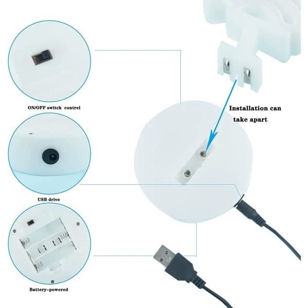(Regnbåge) Neonskylt - Regnbåge - Sovrum - USB-driven - Batteridriven - Romantisk atmosfär