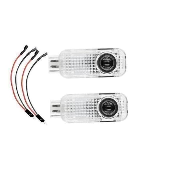 2x LED-dörrbelysning för Audi bildörr, projektionslogotyp L190 I03548 - CSECRG#0727-A0779