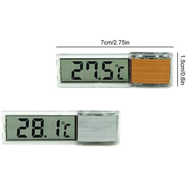 Fisketanktermometer Akvarium Vanntemperaturmonitor Nedsenkbar sensor, tilfeldig