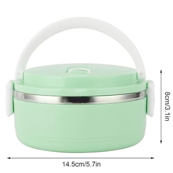 (Grön) Isolerad låda - Noname - 700ML - Rostfritt stål - Grön - Ergonomisk