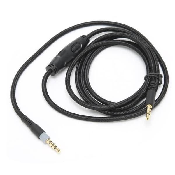 Ljudkabel - JORMFTTE - 3,5 mm hane till hane - Volymkontroll - HyperX Cloud-kompatibel