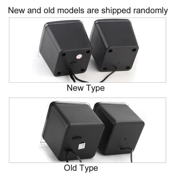 Zerone Computerhøjttaler Mini Kablet Stereo Musikhøjttaler til Stationær Bærbar PC USB2.0 System