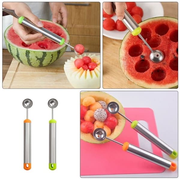 Set med 2 vattenmelonskedar i