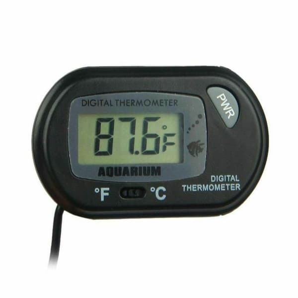 Digital LCD-akvarietermometer med temperatursensor och sugkopp