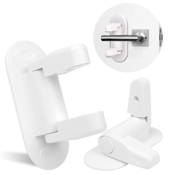 (Hvit) Barnesikring - YSTP - Hvit - Plast - 3M lim