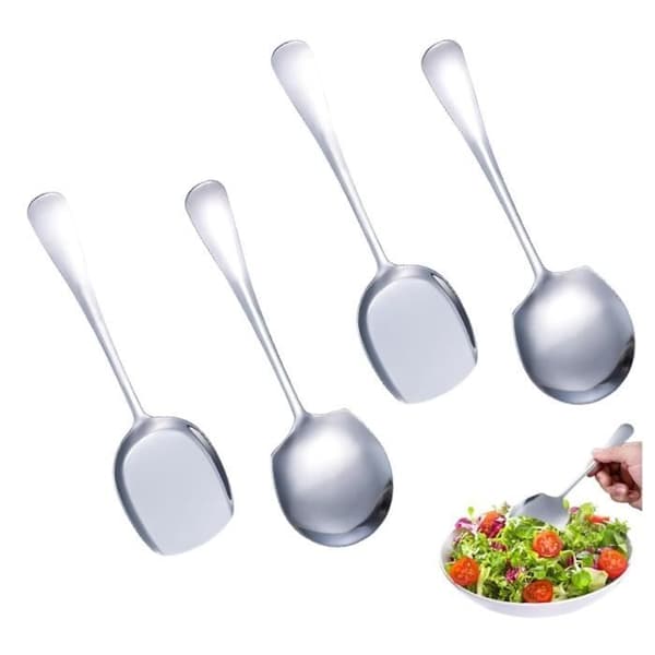 Serveringsskeer - yd - Rustfrit stål - 4 dele - Elegant design - Korrosionsbestandig