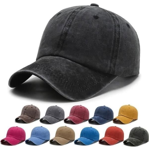 (Sort) Denim Baseballkasket - INSFITY - Moderigtig - Sort - Unisex - Denim