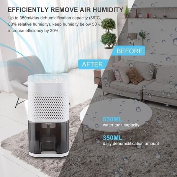 Luftavfuktare - ANTCOOL - 850ml Modell - Tyst - Elektrisk - 40W