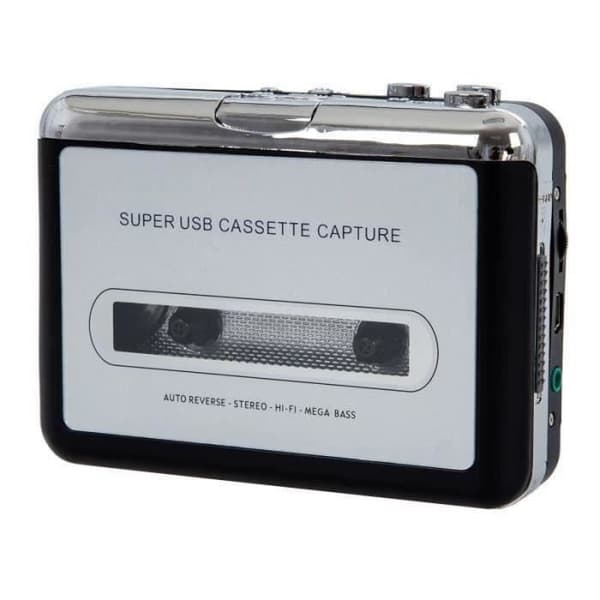 Kassetteafspiller - YWEI - GB18232 - USB-konverter - Sort - MP3-lyd