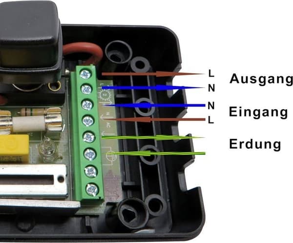 Dimbar dimmer för dimbara LED-lampor. Tyst sladddimmer.