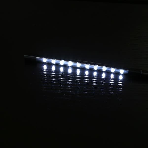 Mini 5V Fleksibel USB LED Læselampe til Bærbar PC, Tastatur, Sort