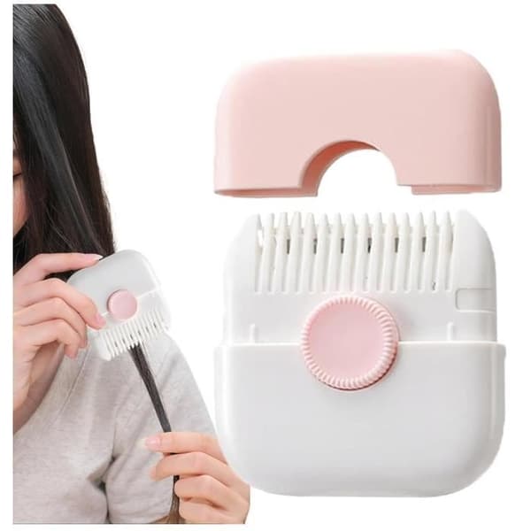 1 split end trimmer split end fjerner split end hårklipper dobbeltsidet design med cover,