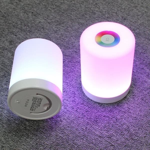 Lightme Touch Natlampe Intelligent Induktionsdæmper Krog Farverig Lampe