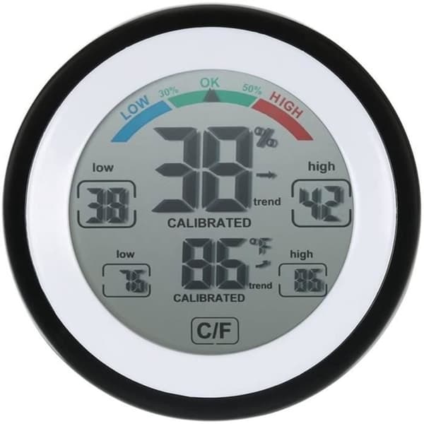 Termometer Hygrometer - SNAKIOX - 430 - LCD - Trådløs - Sort