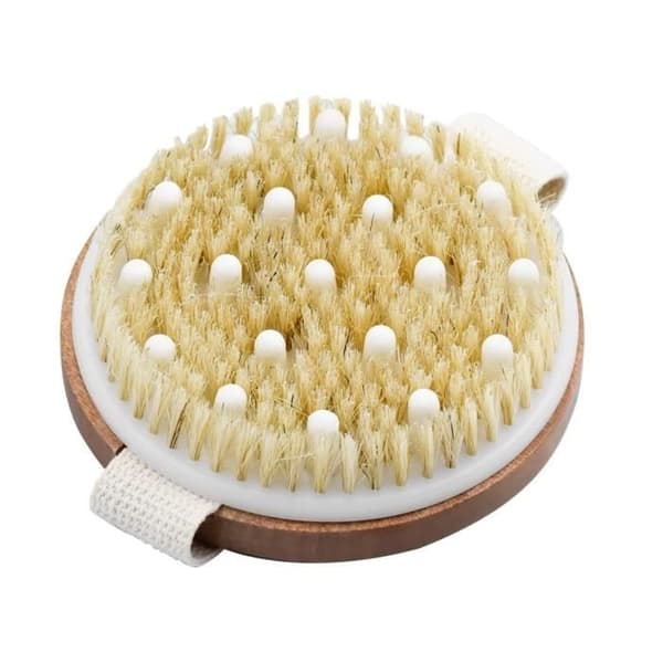 Massageborste - Kroppsborste - Stimulerar lymfcirkulationen - Exfolierar död hud - Unisex