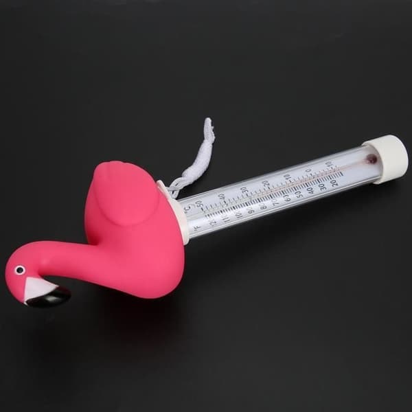 Flytande pooltermometer, flytande pooltermometer, vattentermometer med snöre för spa och pooler