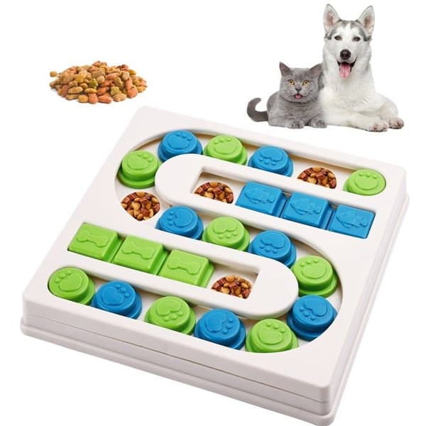 Intelligent hundleksak - Ej specificerad - Ej specificerad - Interaktivt pussel - Blandade färger - 25,5 cm
