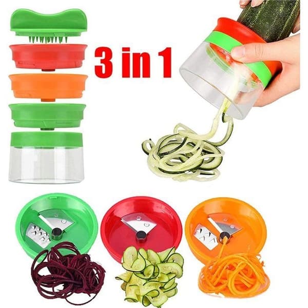 Spiralizer håndspiralizer for grønnsaker spaghetti potet for aspargesskreller