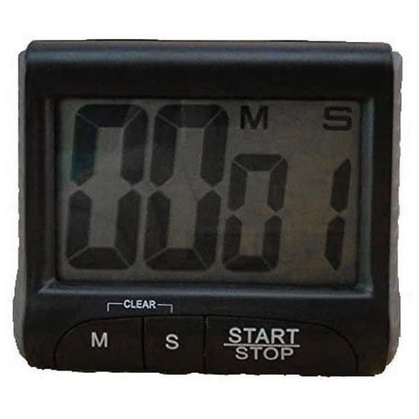 Digital kökstimer, nedräkning, extra stor display, stark magnetisk baksida och utdragbart