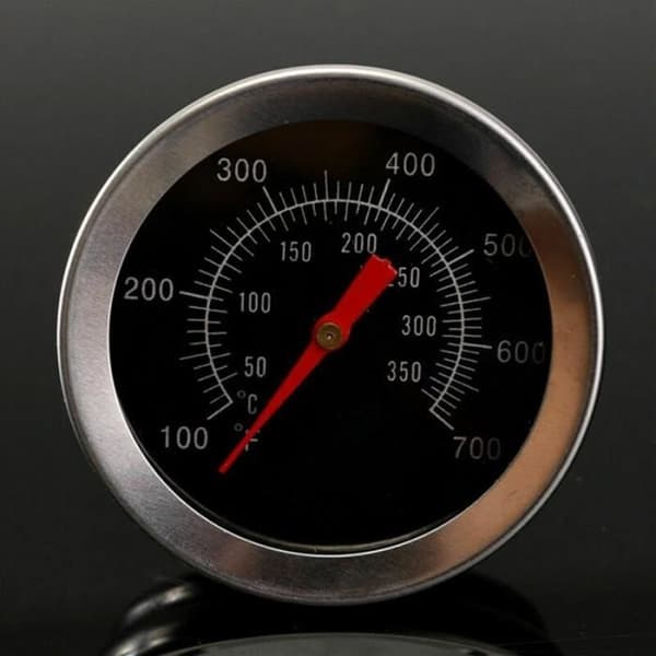 Rustfrit stål grill ryger grill termometer temperaturmåler Celsius husholdningstermometre