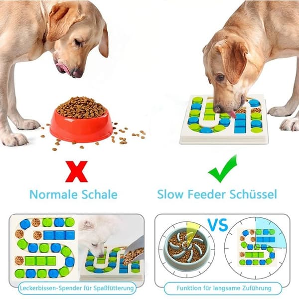 Intelligent hundleksak - Ej specificerad - Ej specificerad - Interaktivt pussel - Blandade färger - 25,5 cm