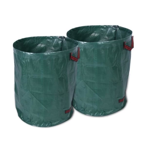 (Grön) Avfallspåse - Belle tech - 2-pack - 270L - 50kg - Extra stark polypropen
