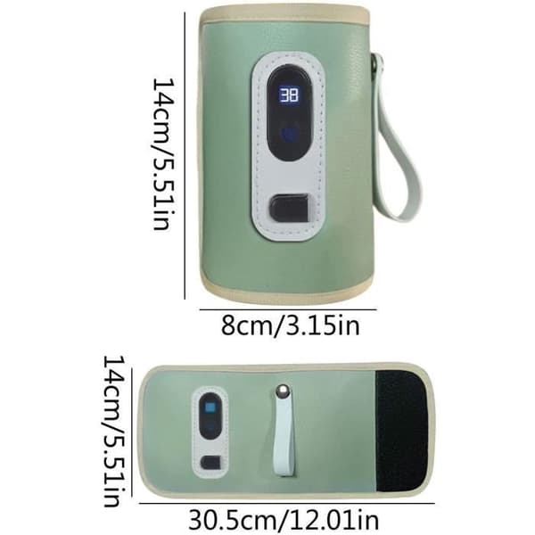 Tuttipullonlämmitin, USB-pullonlämmitinpussi, auton pullonlämmitin, vedenlämmitinpussi