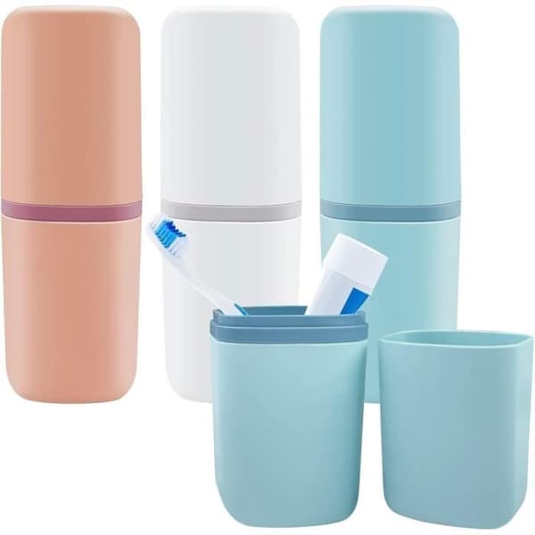 Pieces resetandborstefodral, plastskydd för resetandborste, bärbart resetandborstefodral