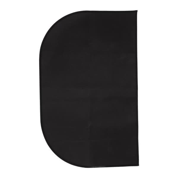 PWSHYMI Glasfiber Eldmatta - Halvrund 50x80cm