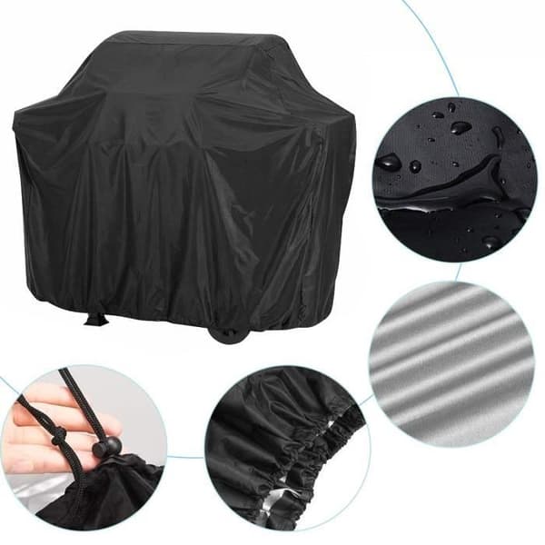 (Sort) WINPOWER Grillovertræk - 145x61x117cm - Sort - 201D polyester