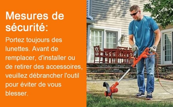 Gavespole til Black and Decker trimmer, spole til 8 trimmertråder, 2 spoledeksel og 2