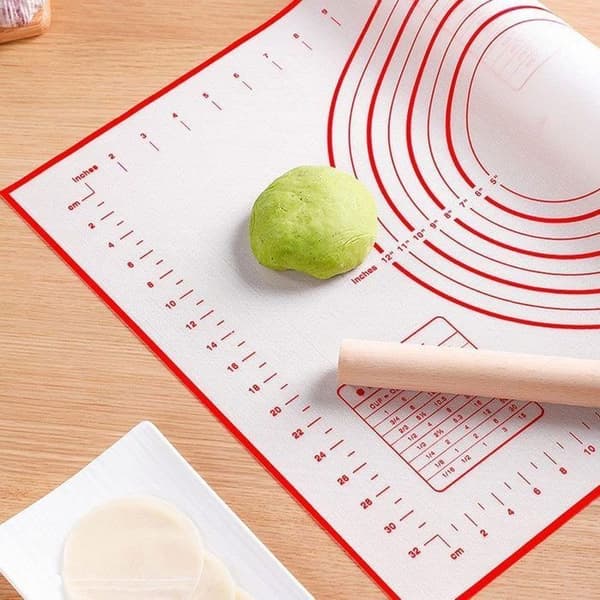 Silikon bakematte, bakematte, arbeidsmatte med dimensjoner, silikon deigmatte H0207