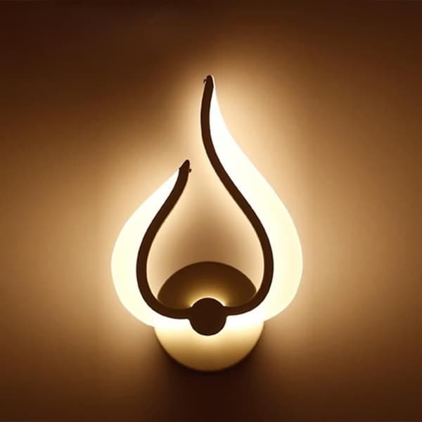 Innendørs vegglampe - Design - Hvit