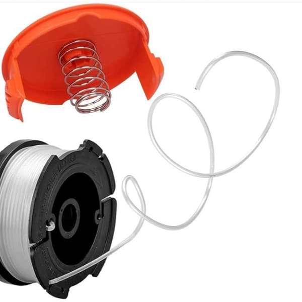 Sort plæneklippertrådspole Nylon plæneklipper reservespole Trimmer reservespoler